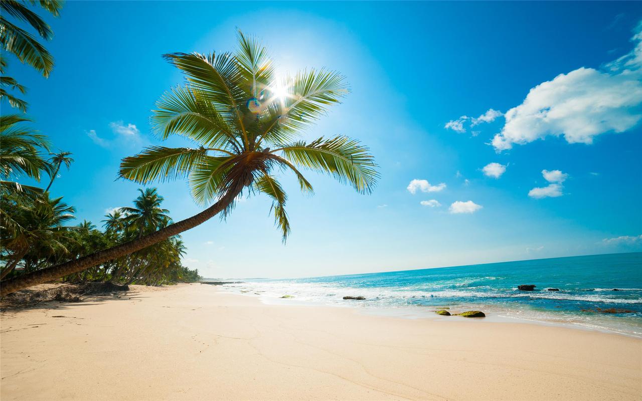 精选唯美海滩蓝色大海高清风景图片宽屏电脑桌面壁纸下载第一辑