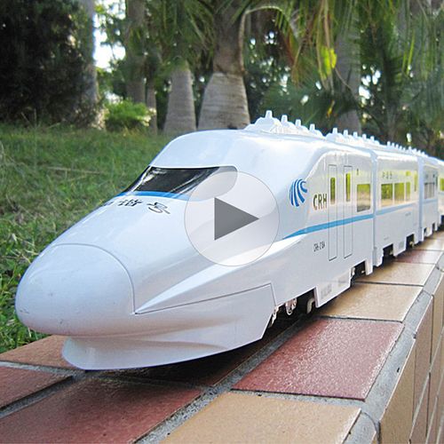 模型电动遥控火车仿真高铁2-3岁男孩超大和谐号动车儿童火车玩具