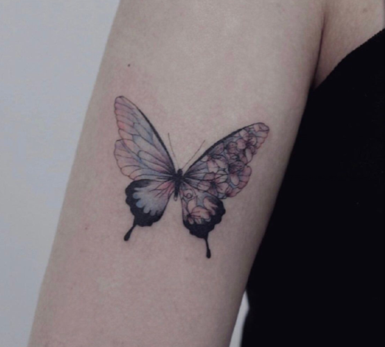 2020最新女生蝴蝶纹身图片 蝴蝶纹身有什么含义