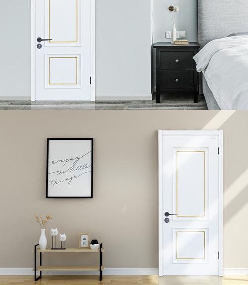 【招商加盟】一一木门现代简约房门卧室门 实木复合油漆套装门定制