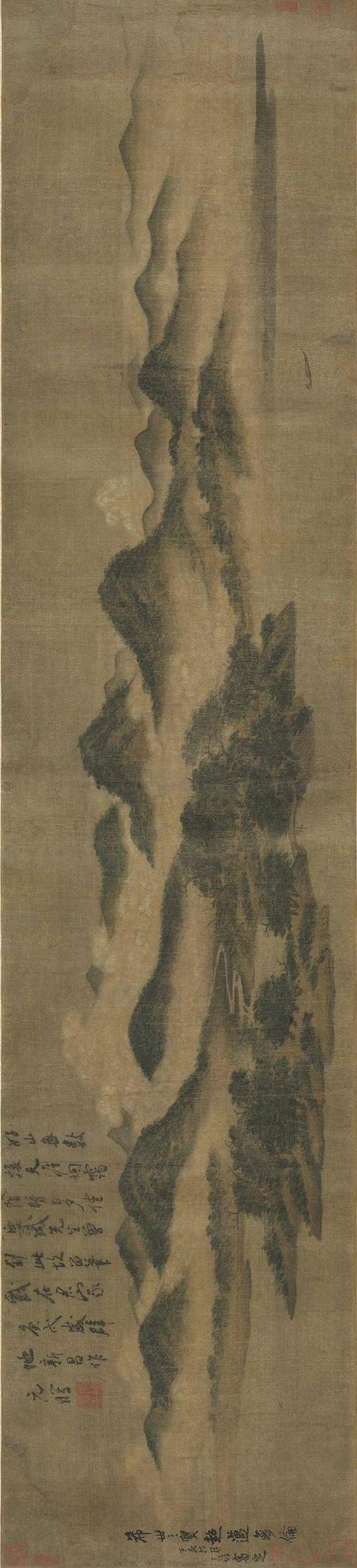 《潇湘白云图》故宫博物院藏米友仁,《潇湘奇观图》—米友仁(1074111