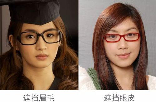 如果眼镜片很厚,戴上去之后不止是妆容变淡的问题, 眼睛也会被明显