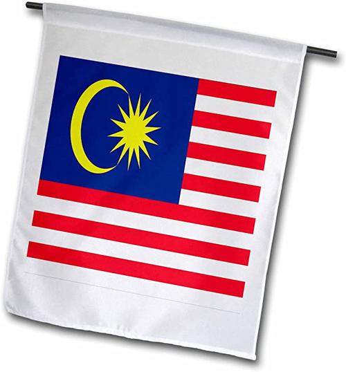 国旗 – 马来西亚国旗 – 旗帜 12 x 18 inch garden flag