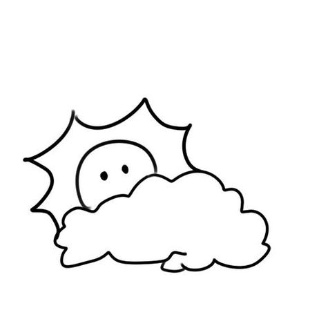 云朵的简笔画云朵的简笔画怎么画
