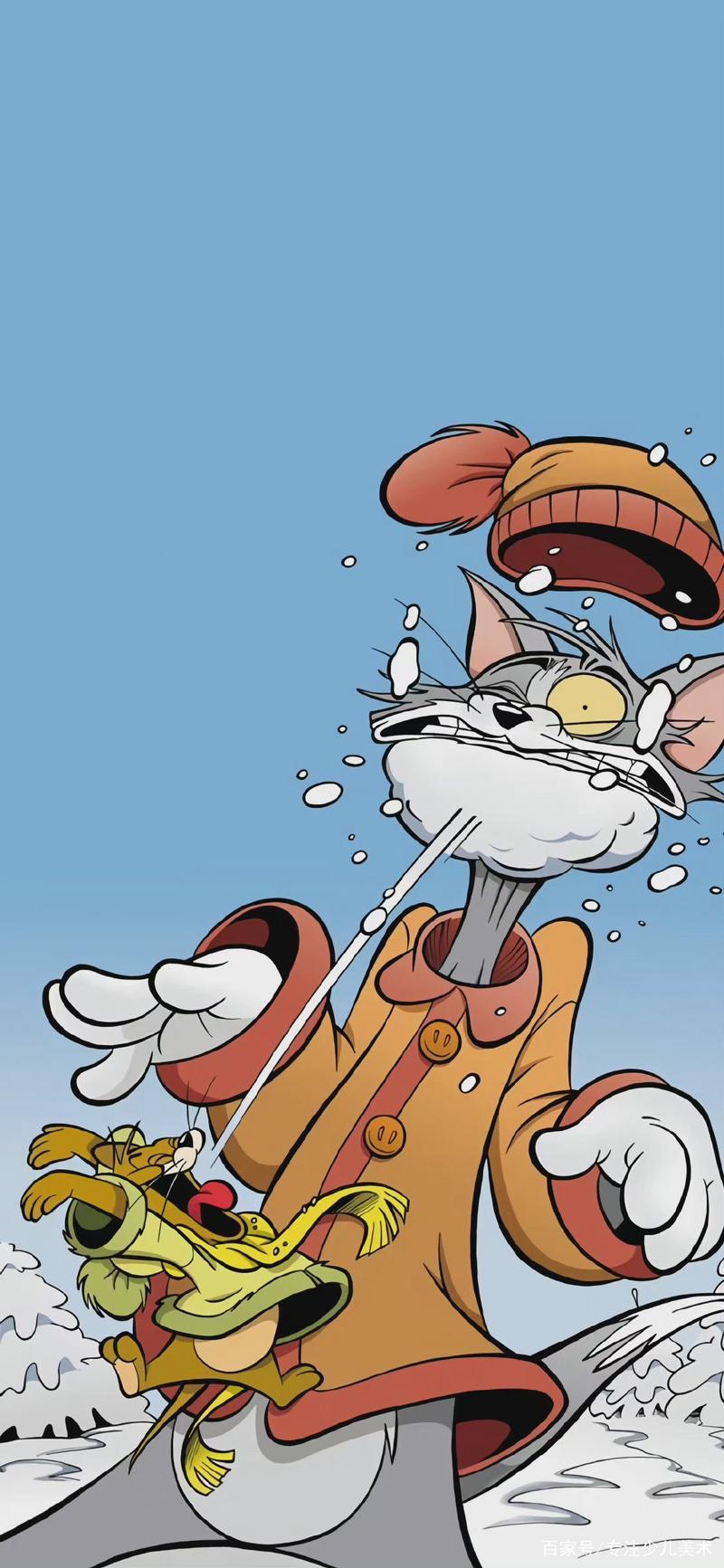 童年动画片中的动漫人物——猫和老鼠壁纸图片