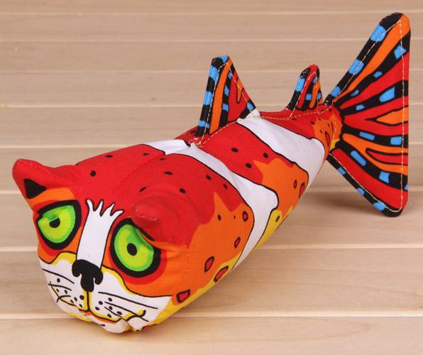 美国品质 fatcat 猫头鱼宠物玩具狗狗玩具啃咬玩具猫玩具帆布