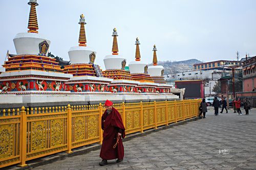 这个600多年藏传佛教圣地先有塔后有寺