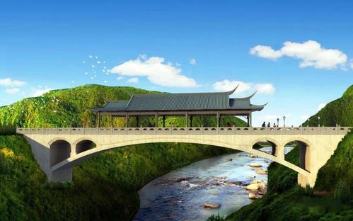 和平乡休闲旅游现代农业观光园廊桥项目有序推进