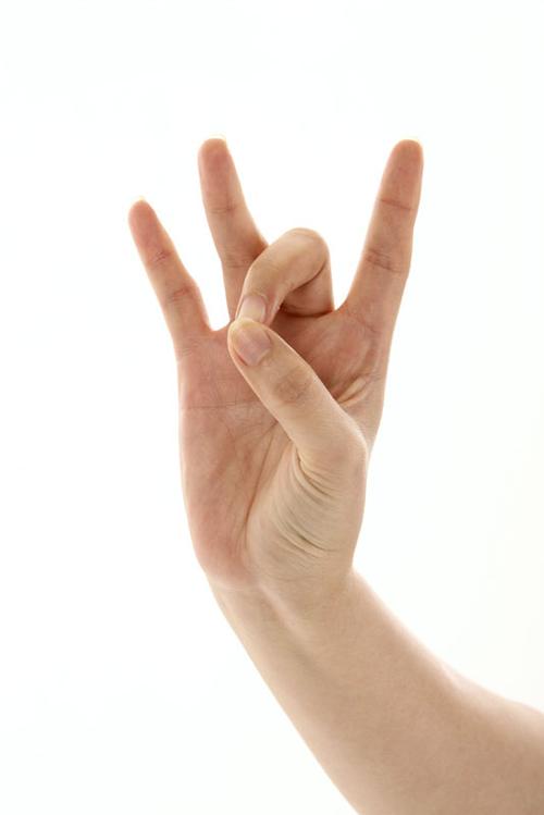 收藏 关键词:手语手势高清图片图片下载,女性,手,手势,手指,弹,哑语