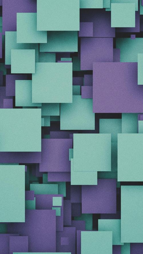 广场紫蓝色3d,另类-手机壁纸