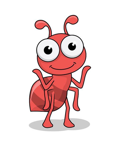 卡通蚂蚁可爱的昆虫动物形象图片