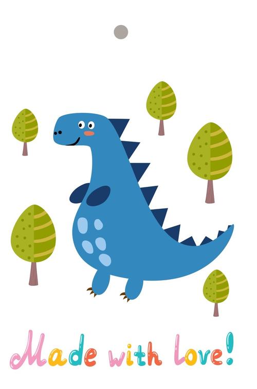 卡通蓝色恐龙设计元素素材免费下载(图片编号:9175292)-六图网