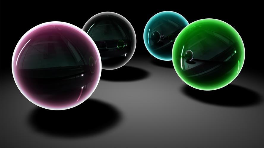 精选3d立体创意设计三维球体个性桌面壁纸图片素材下载第一辑