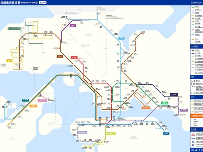 网民自制港铁未来路线图 2030 年港铁路线会变成点?【附高清图连结】