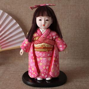 灵魂摆渡同款娃娃市松人形日本人偶艺妓装饰品礼物摆件保平安包邮