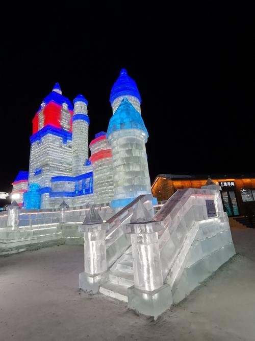 其它 走进黑龙江(三)印象哈尔滨～5a冰雪大世界 写美篇制作冰雕首先要
