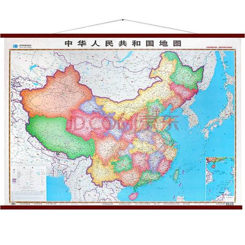 2021年 中国地图 1.86*1.3米 办公学习装饰挂图