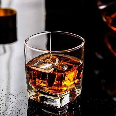 威士忌酒杯家用欧式水晶玻璃杯白兰地洋酒杯子创意ins啤酒杯酒吧