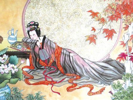 贵妃醉酒是京剧名段,也是中国古代四大美人图之一,是说杨贵妃与唐玄宗