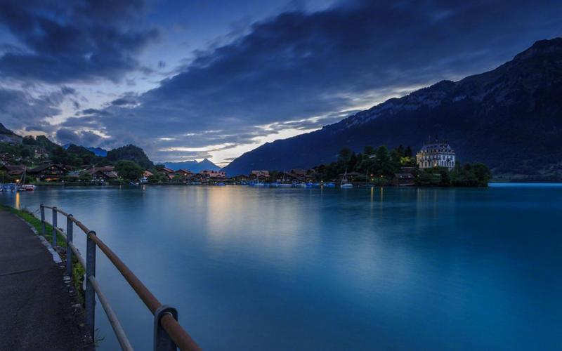 瑞士因特拉肯湖风光,高清图片,旅游景点-桌面城市