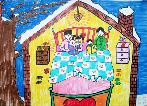 虎门小学士幼儿园"我爱我家"主题绘画活动