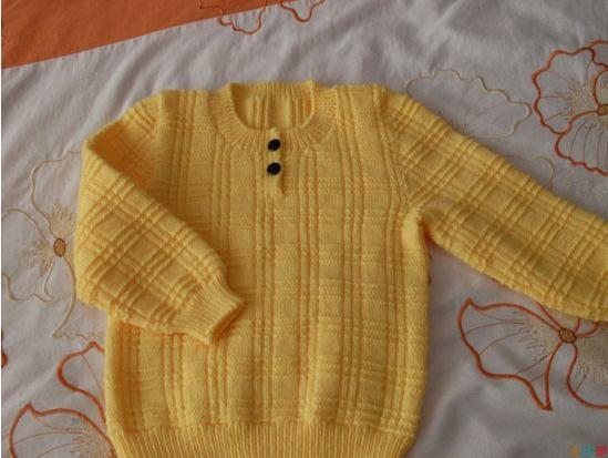 宝宝毛衣编织的步骤图解图文教程