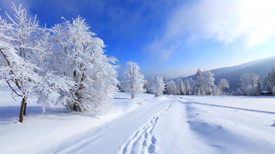 2020年雪乡风景唯美高清雪景桌面壁纸