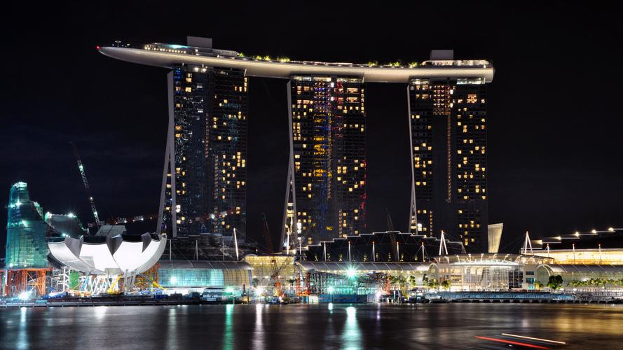 新加坡夜景,高清图片,电脑桌面-壁纸族