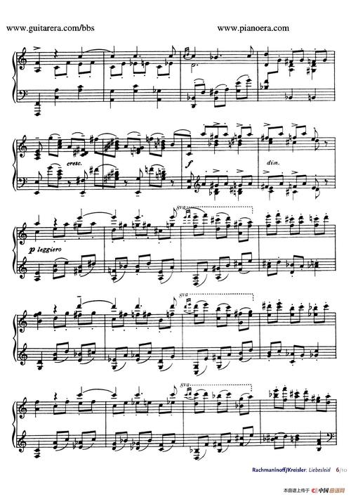 liebesleid(爱的忧伤)(钢琴独奏版)6