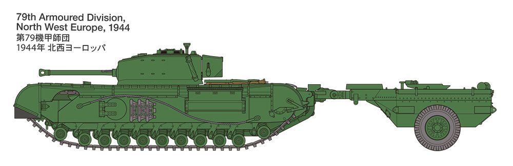 中文名称32594148英国丘吉尔重型坦克mkvii鳄鱼
