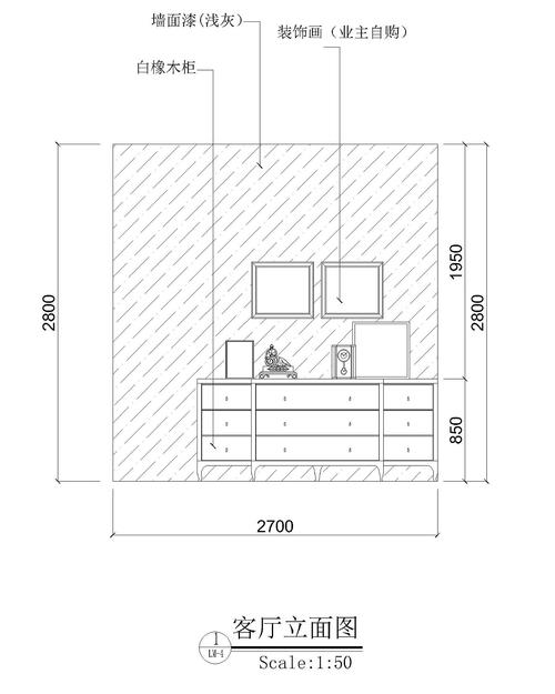 单身公寓设计-立面图