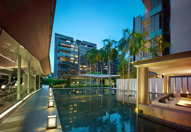 [分享]新加坡豪华住宅小区leedon residence景观设计