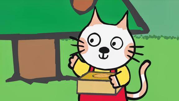 小猫汤米中秋节到了大家一起吃月饼感受一家人的团圆