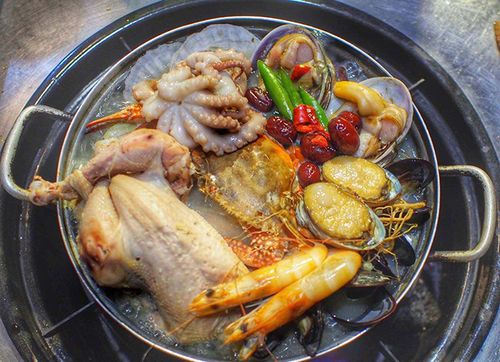 韩式什锦海鲜锅,来自济州岛的主流美食
