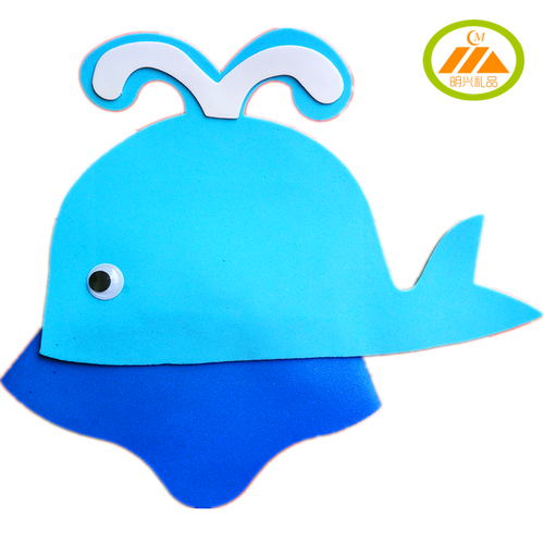 小鱼头饰金鲸鳄鲨鱼小丑鱼动物头套儿童成人帽子聚会装饰帽子