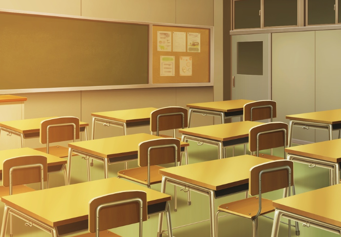 美图素材:日系漫画学校教室场景背景集分享