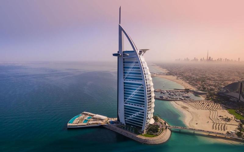 世界之最迪拜帆船酒店号称全球唯一一家七星级酒店竖屏