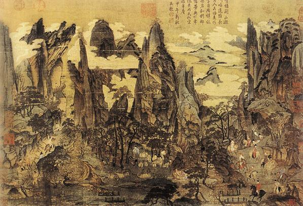 浅谈唐代中国山水画图