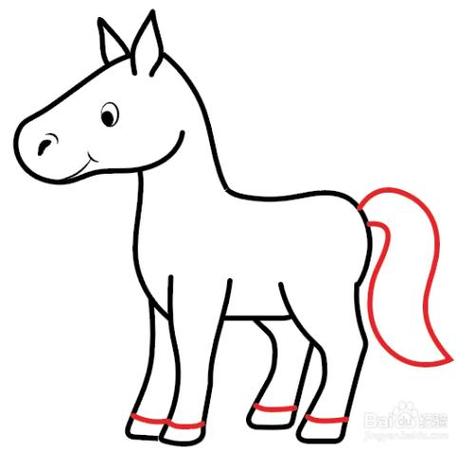画漂亮彩色马怎么画马简笔画漂亮彩色马的简笔画图片儿童马简笔画图片