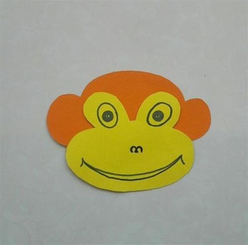 教你用卡纸制作创意儿童手工diy小猴子头饰的步骤99巧艺网