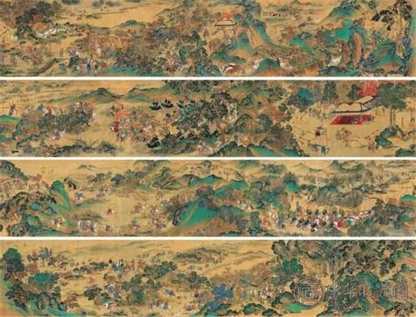 《元人秋猎图》巨制上海首拍 收藏资讯|艺术家|书画家|书画名人|书法