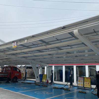 充电桩雨棚膜结构棚新能源车充电桩膜结构棚重庆四川贵州