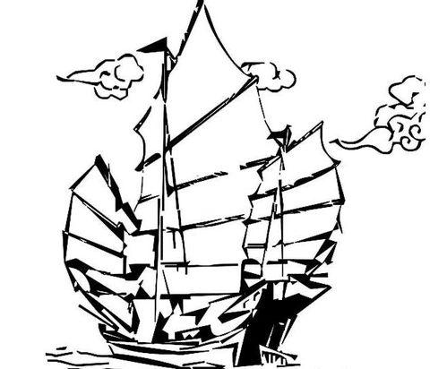 大船的简笔画图片分享乘风破浪的大船教你画大船的简笔画教程大轮船简