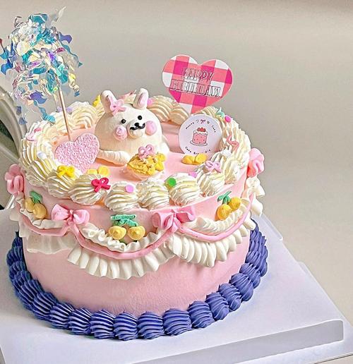 可爱永远不犯规小兔子奶油霜立体玩偶蛋糕