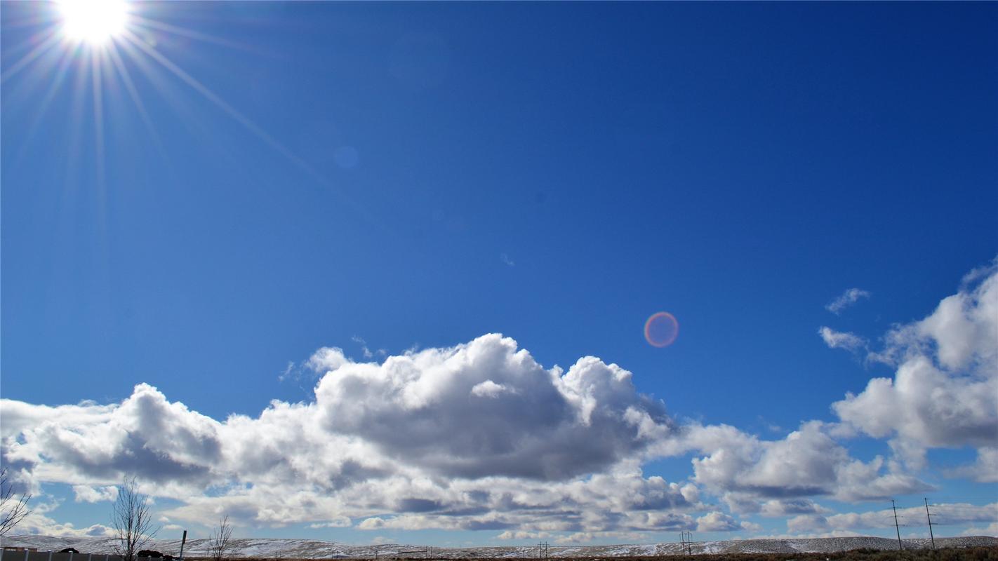 蓝天白云风景唯美高清桌面壁纸