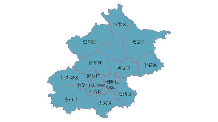 北京行政区划图地图,北京行政区域划分地图-图片大观-奇异网
