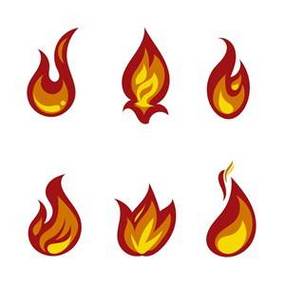 火,火焰,矢量,插画,绘画,艺术,形状火焰图片简笔画这是一组火 简笔画