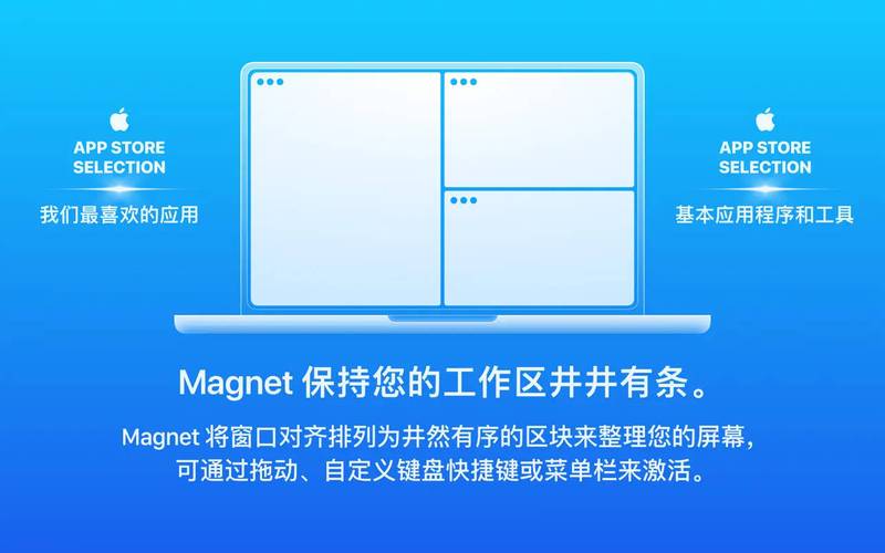mac常用app推荐:快捷分屏工具magnet_操作_快捷键_屏幕