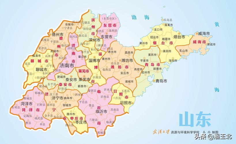 山东省政区图(2016)八,2000-2021年行政区划沿革20001.
