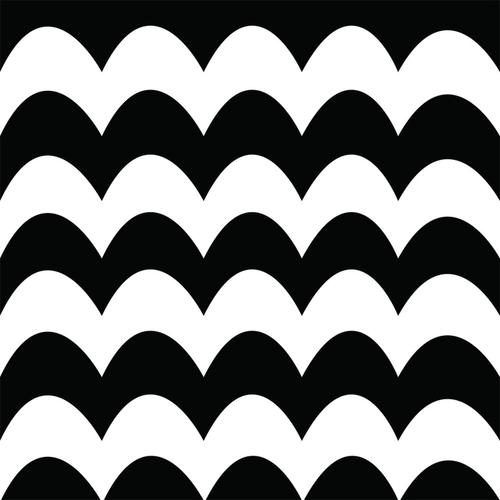 几何图形拱形黑白素材